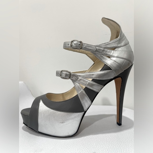 Brian Atwood Open Toe Pumps sz 8.5 - Picture 7 of 11